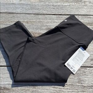 Lululemon Align Crop 21" Black‎ size 12 NWT leggings yoga